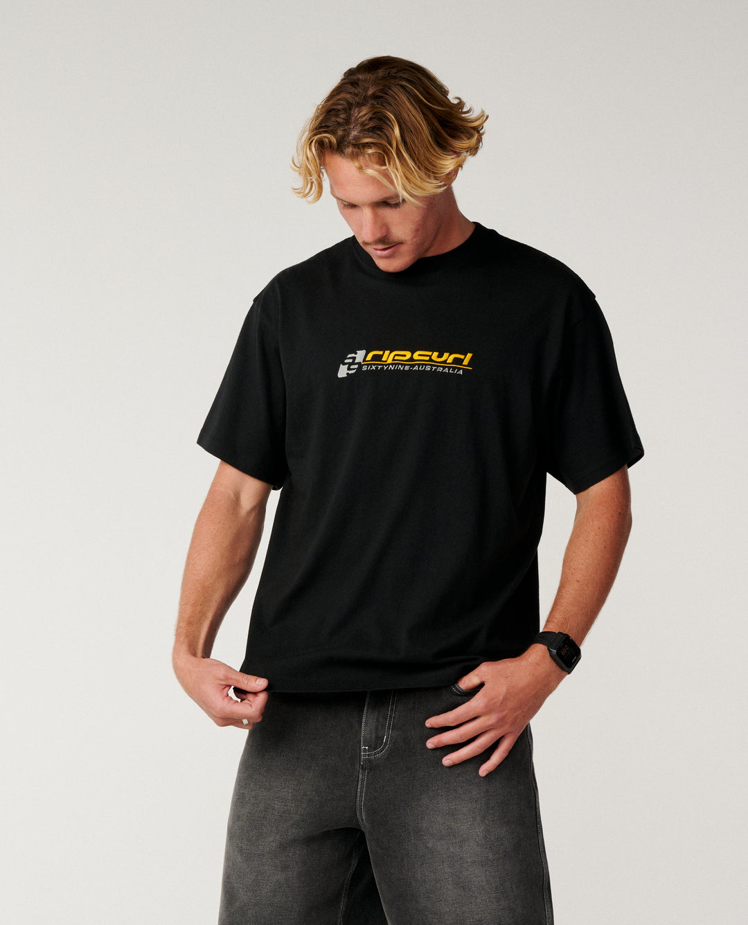 Rip Curl Men Archive 69 Embroid Tee 14DMTE