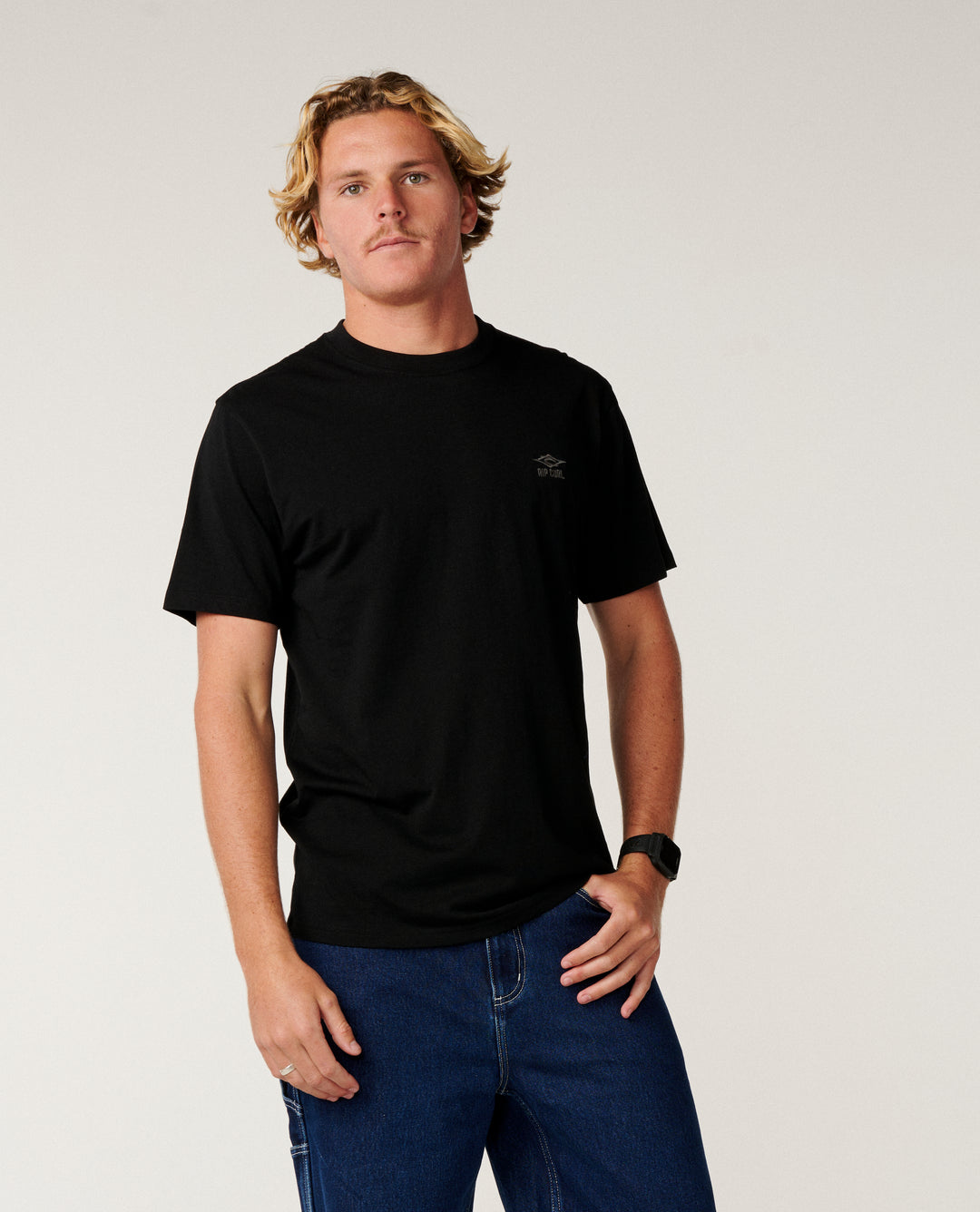 Rip Curl Men Embroid Tee 14GMTE