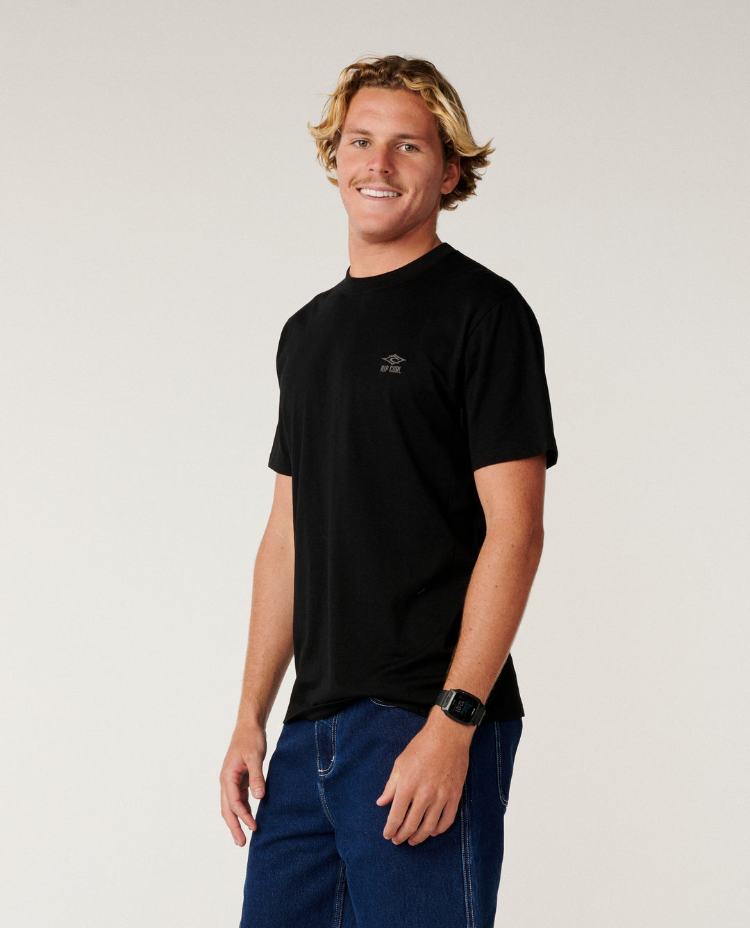 Rip Curl Men Embroid Tee 14GMTE