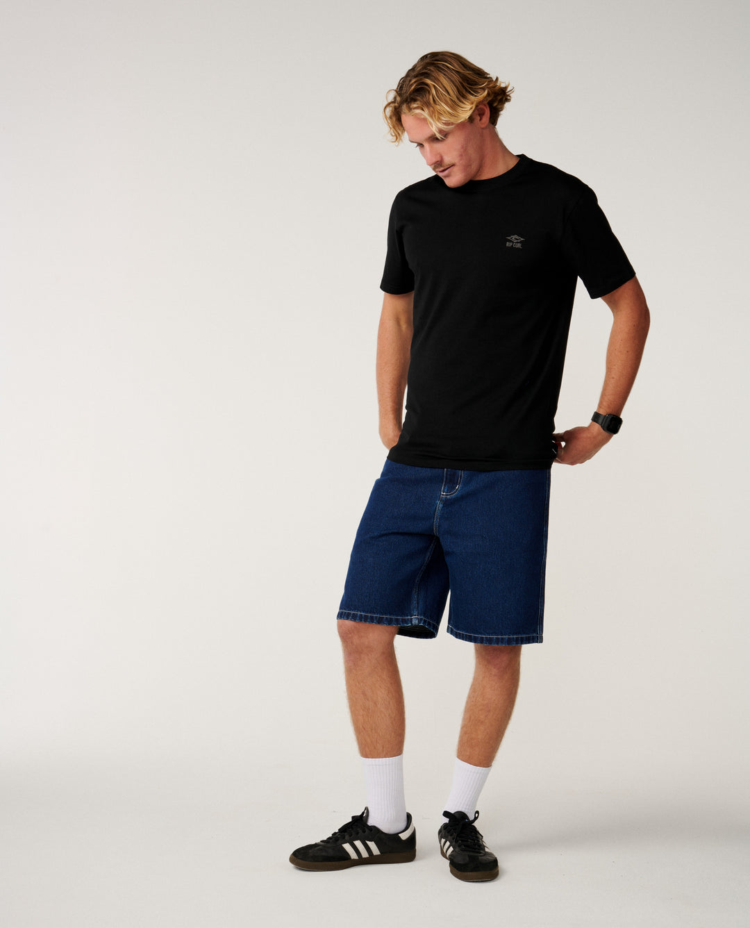 Rip Curl Men Embroid Tee 14GMTE