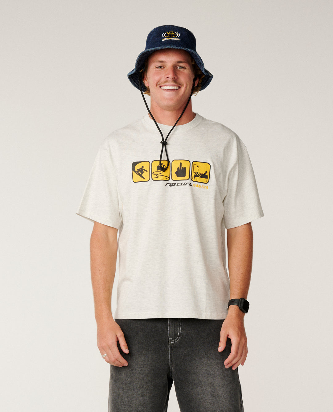 Rip Curl Men Archive Ride On Tee 170MTE