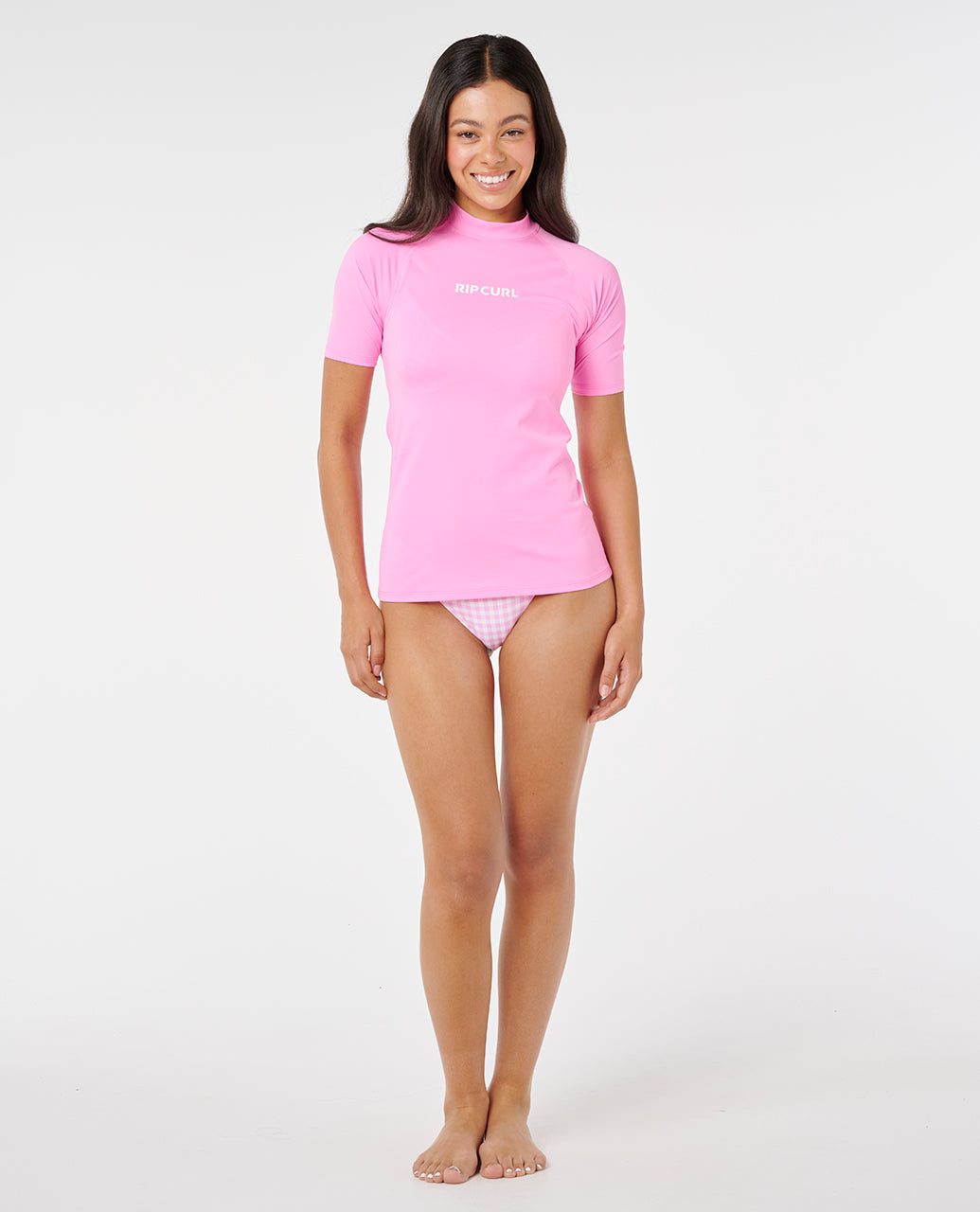 Rip Curl Women Classic Surf Ss Upf Rashguard 17NWRV