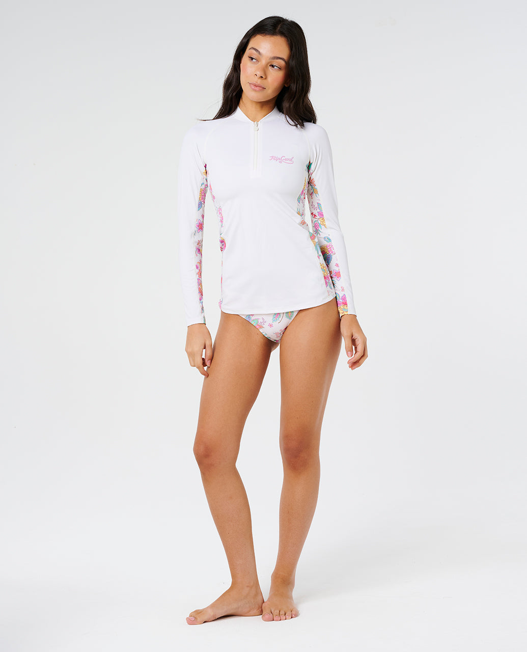 Rip Curl Women Half Moon Bay 1/4 Zip Upf Rv 1A8WRV
