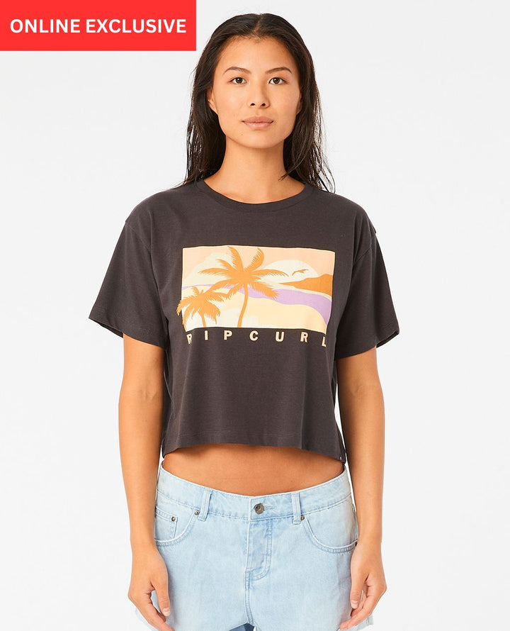 Rip Curl Women Swell Crop Tee 023WTE