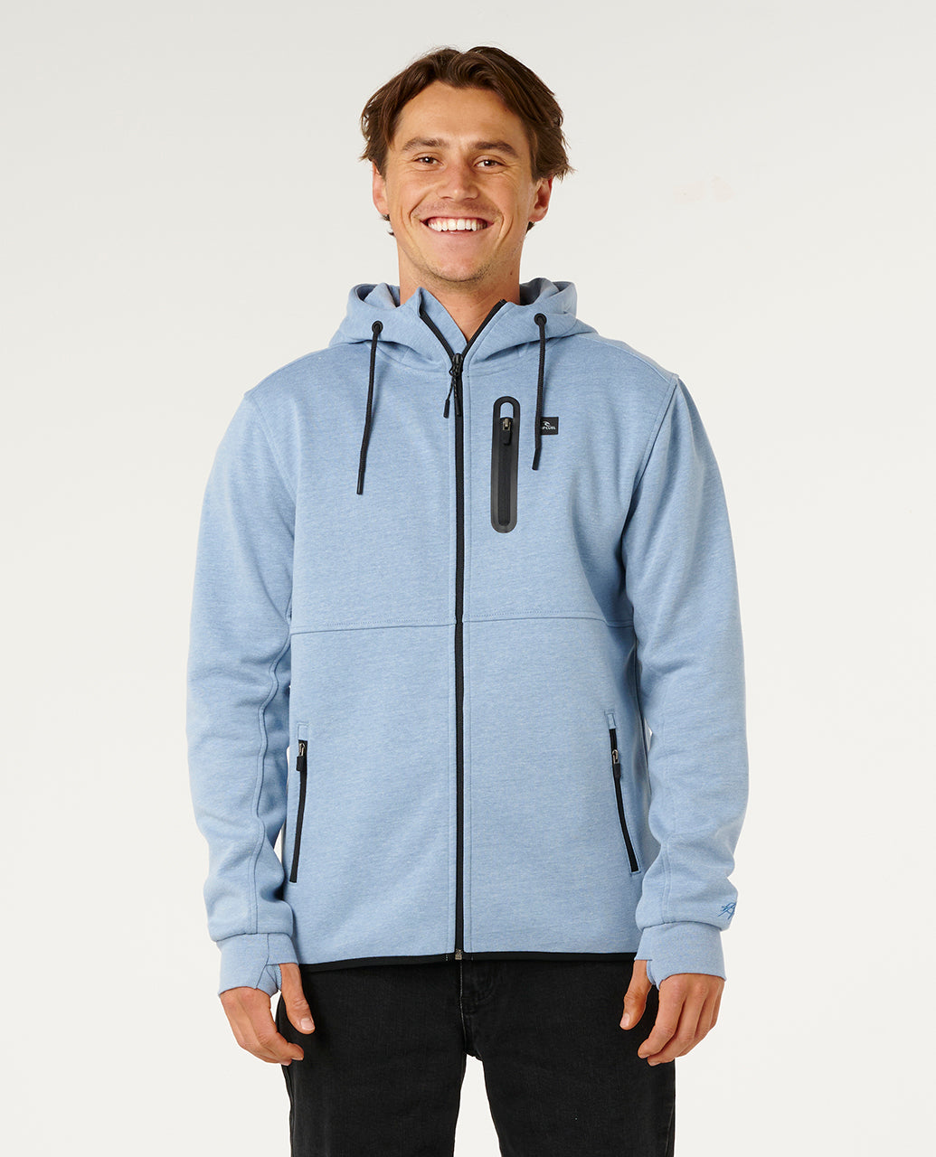 Rip Curl Men Anti Series Departed Zip Thru Hood CFEDB9