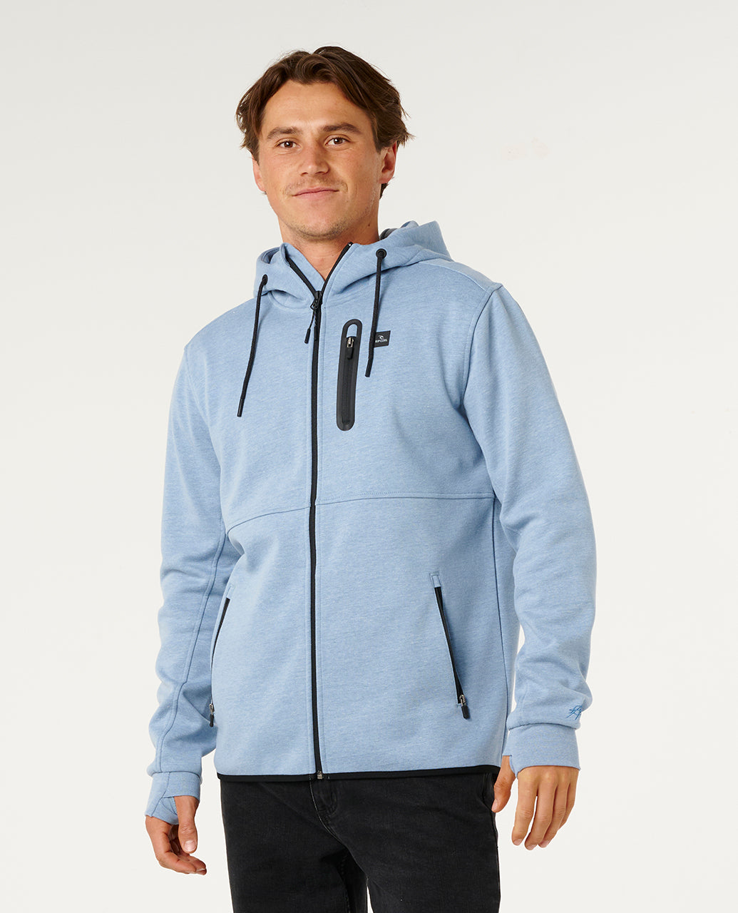 Rip Curl Men Anti Series Departed Zip Thru Hood CFEDB9