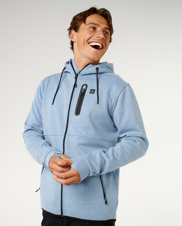Rip Curl Men Anti Series Departed Zip Thru Hood CFEDB9