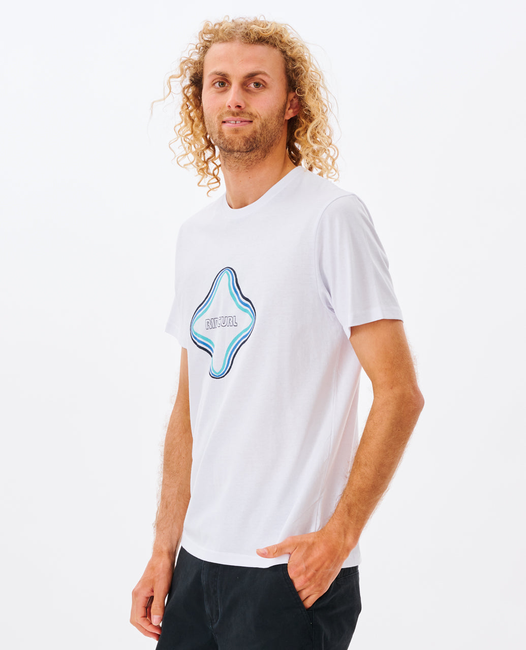 Rip Curl Men Surf Revival Vibrations Tee 00EMTE