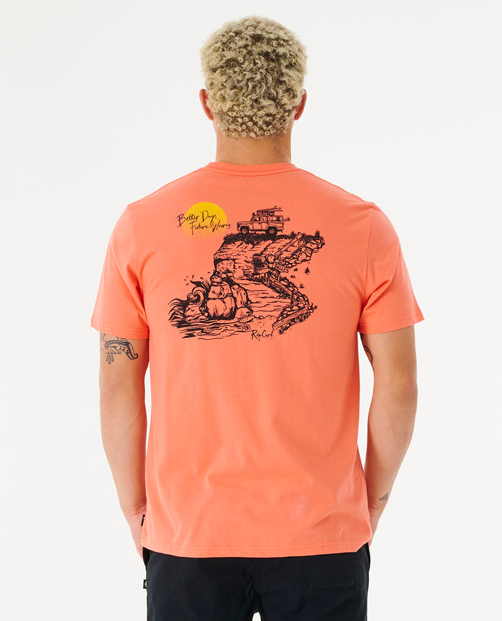 Rip Curl Men Keep On Trucking Tee 04LMTE
