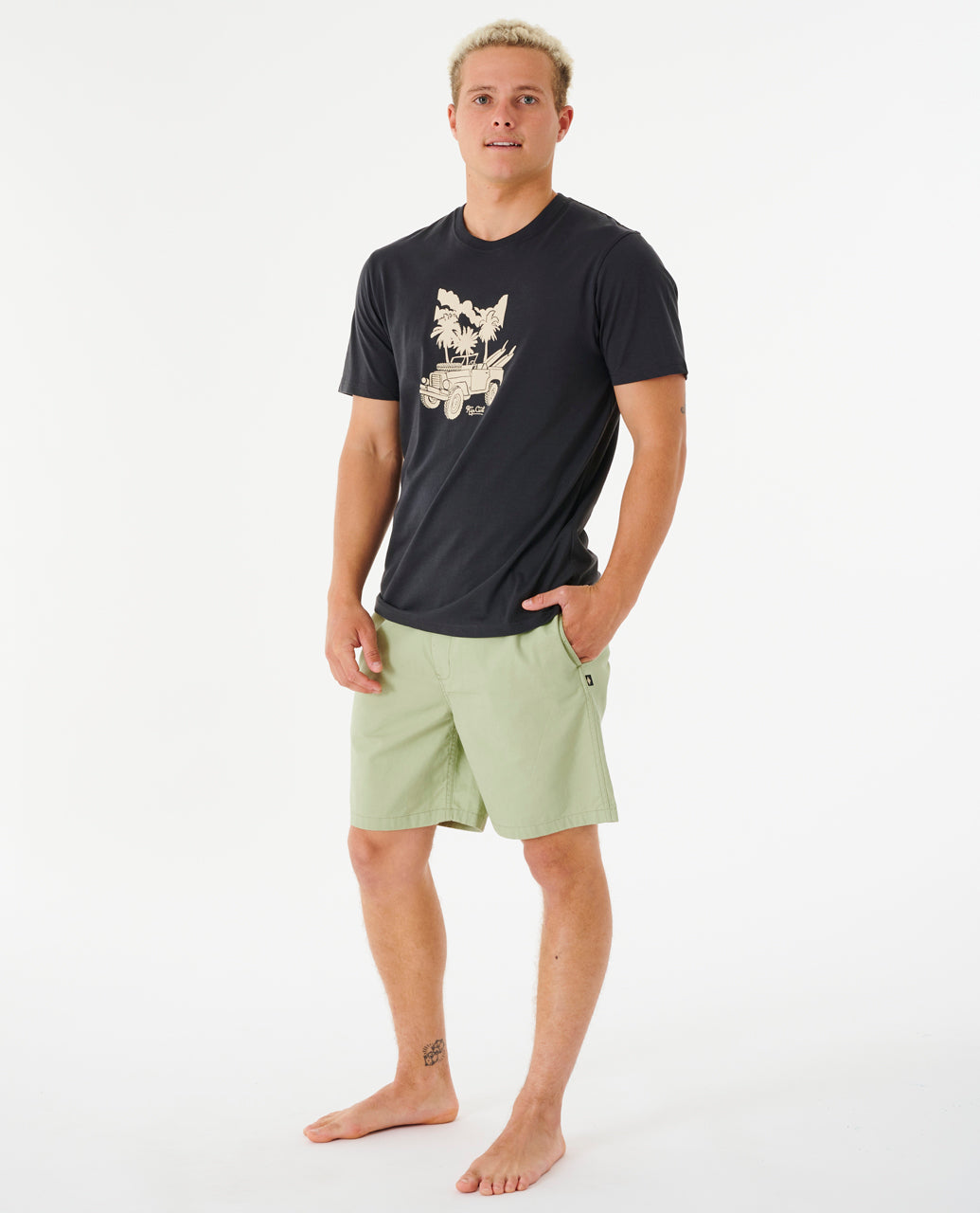 Rip Curl Men Keep On Trucking Tee 04LMTE
